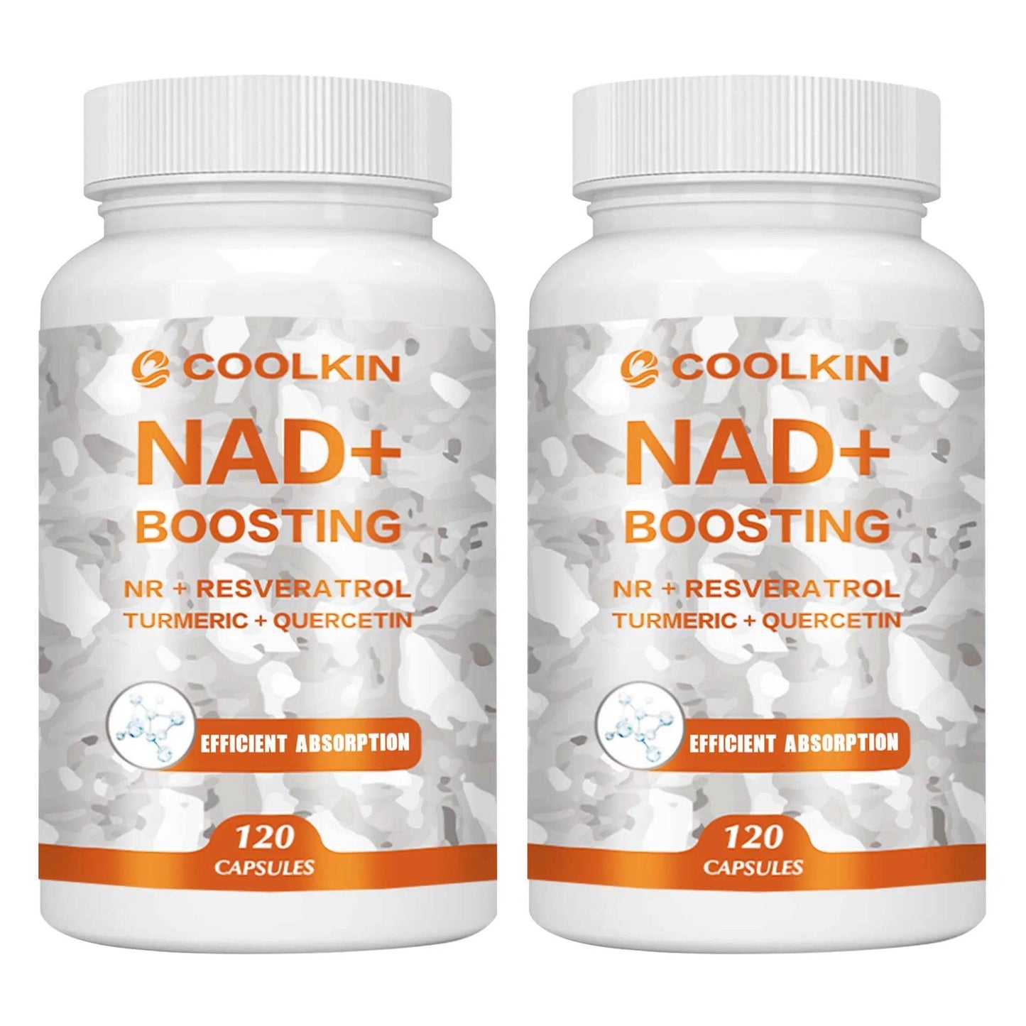 NAD + Boosting - with Trans-resveratrol, Quercetin - Enhance Cell Vitality and Help Cell Repair, Anti-aging - 120 Capsules Two - More favorable United States