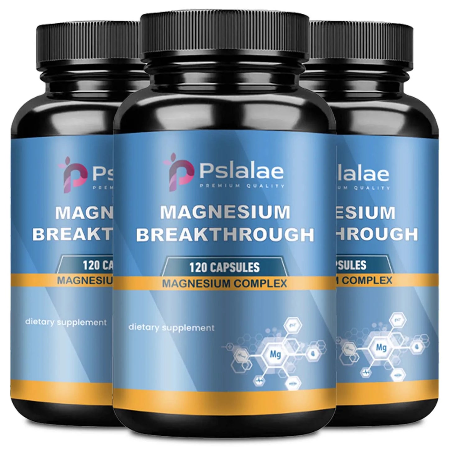 Magnesium Complexes Health Care Vitamins & Supplements 120 Capsules for Nerve Muscle Energy Support And Improved Sleep Quality Three - Best choice
