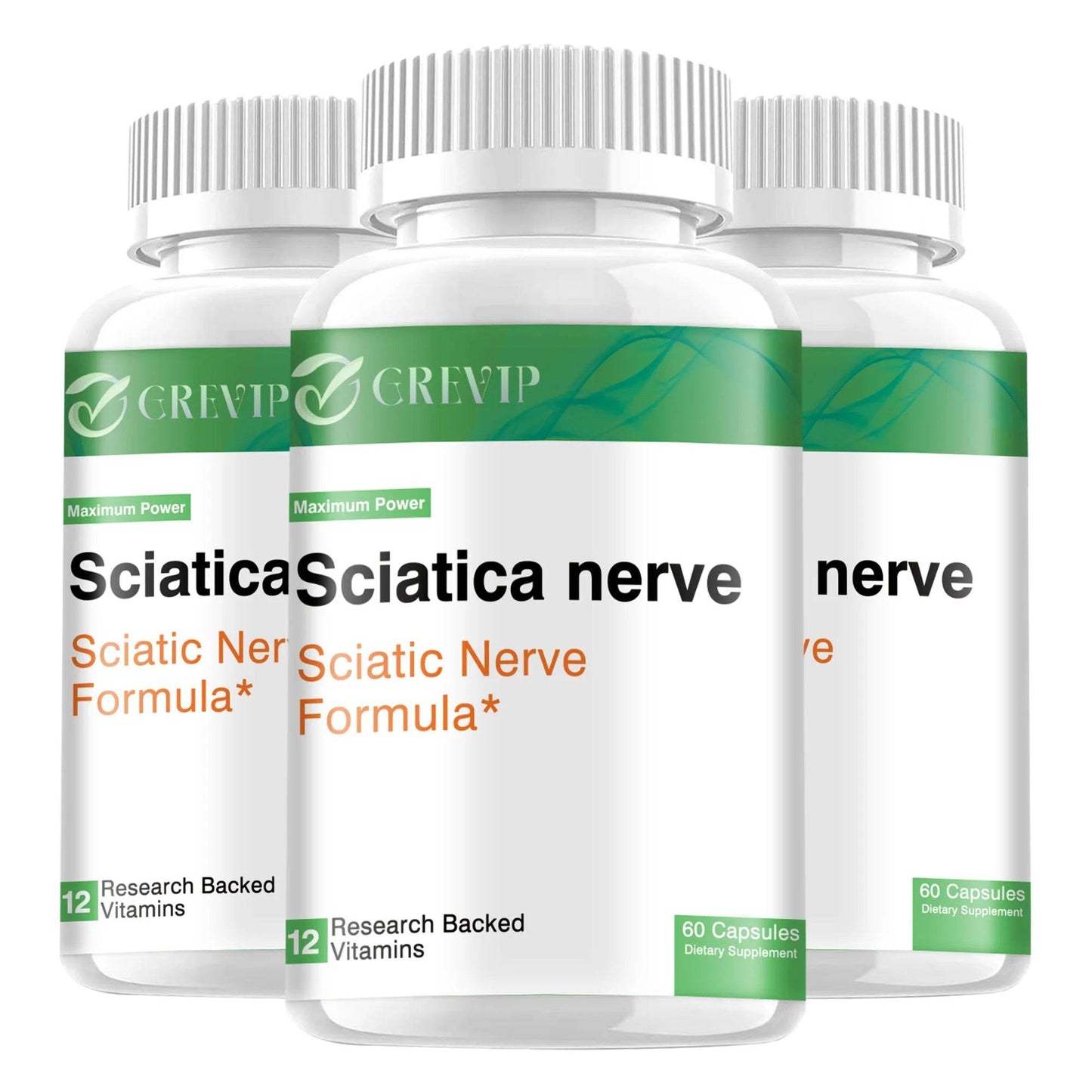 Sciatic Nerve Supplement - Nervous System and Joint Support - R-Alpha Lipoic Acid, Vitamin B Complex - 60 Capsules Three-Best choice United States