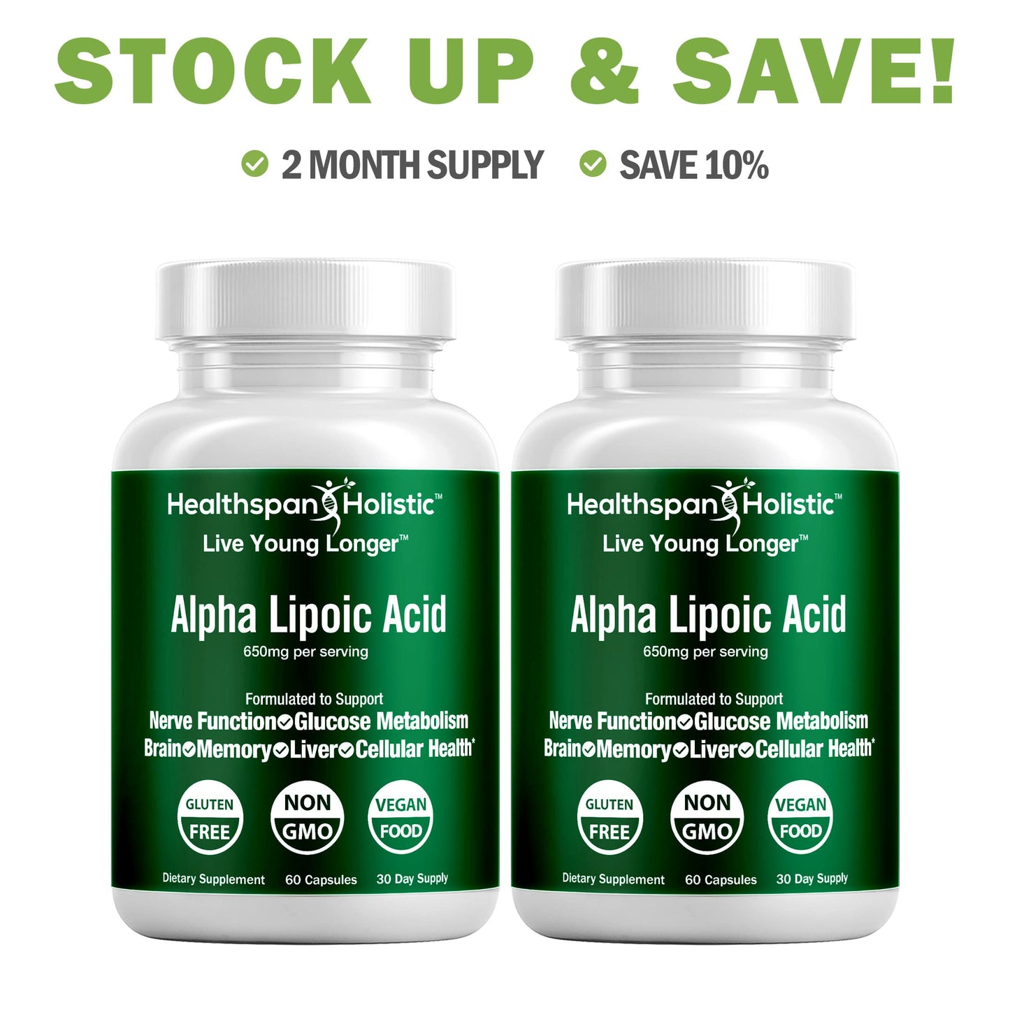 Alpha Lipoic Acid 60 Capsules