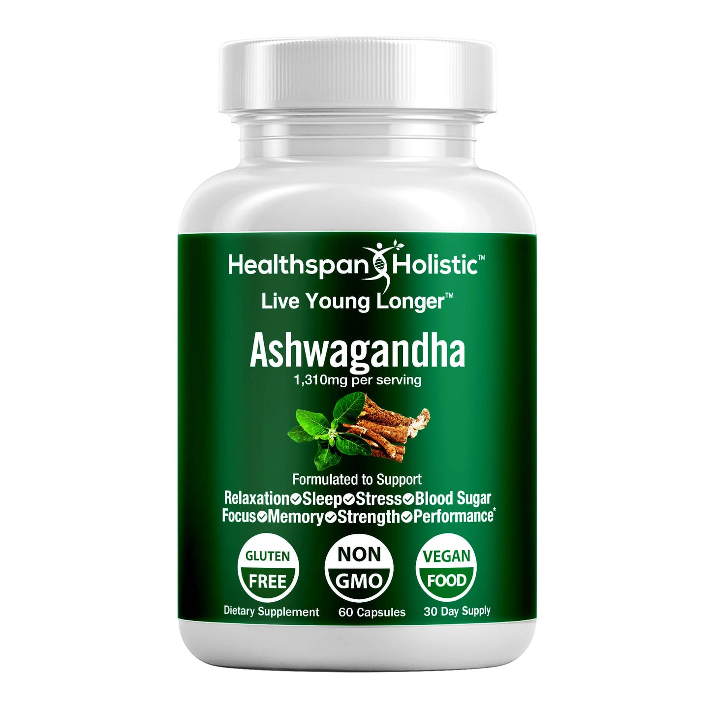 Organic Ashwagandha 60 Capsules