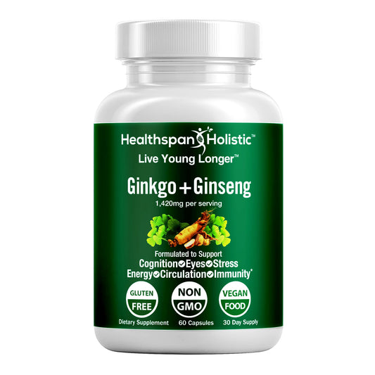 Ginkgo Biloba + Ginseng 60 Capsules