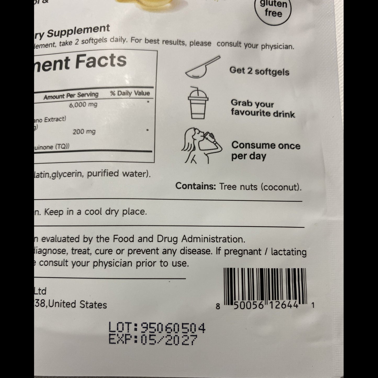 Oil of Oregano with Black Seed Oil 2 Pack | 360 Softgels | 6000mg High Carvacrol | Immune and Gut Support