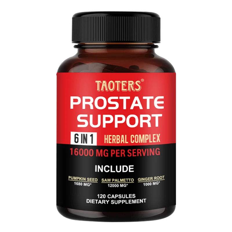 Saw Palmetto Capsules with Ginger Root - Prostate Health Hair Supplement Urinary Health 120 count United States