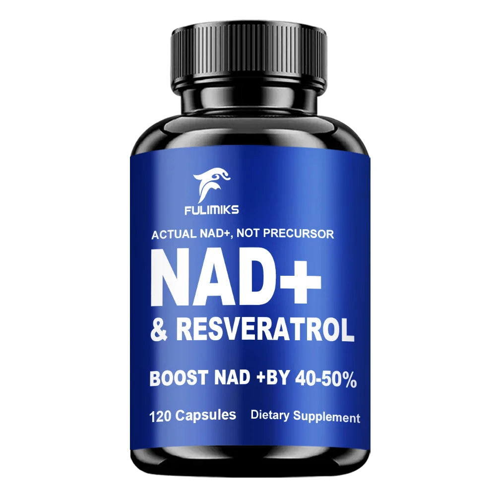 NAD Supplements, Supplements with Resveratrol + Vitamin B3, Nad Plus Boost Supplements - Supports Cellular Health 1 Bottles United States