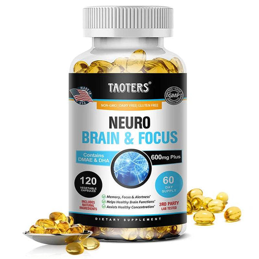Multivitamin & Multimineral, Nootropic Brain Support Supplement, Supports Memory, Concentration & Alertness, 120 Capsules United States 120coumt
