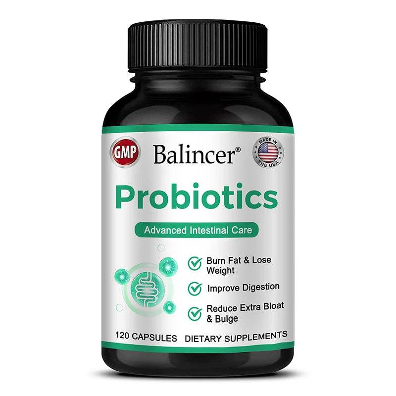 Probiotic Complex Supplement - 15 Billion CFU - For Men & Women Ultimate Care Probiotics, Improved Digestion 120 Capsules 120coumt United States