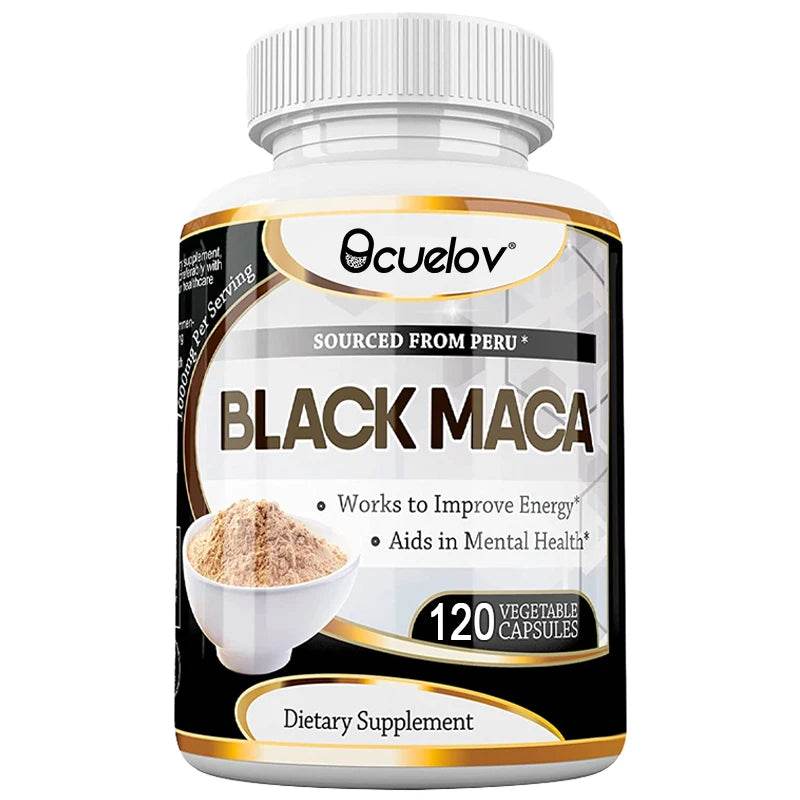 Black Maca High Strength Extract Gel, Muscle Health, Energy and Endurance 120count United States