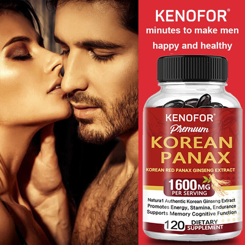 Korean Red Ginseng Extract - Supports Maximum Strength and Energy, Immune Health Supplement, Vitality, Stamina, Strength