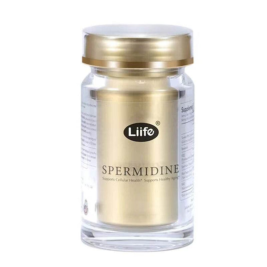 Liife Spermidine+NAD-60 capsules to support young cells,energy and antioxidants,regulate cholesterol and improve memory,From USA 1 bottle 60 caps United States