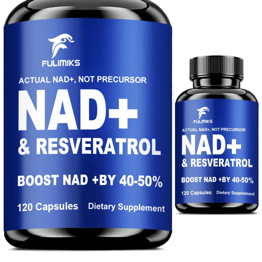 NAD Supplements, Supplements with Resveratrol + Vitamin B3, Nad Plus Boost Supplements - Supports Cellular Health
