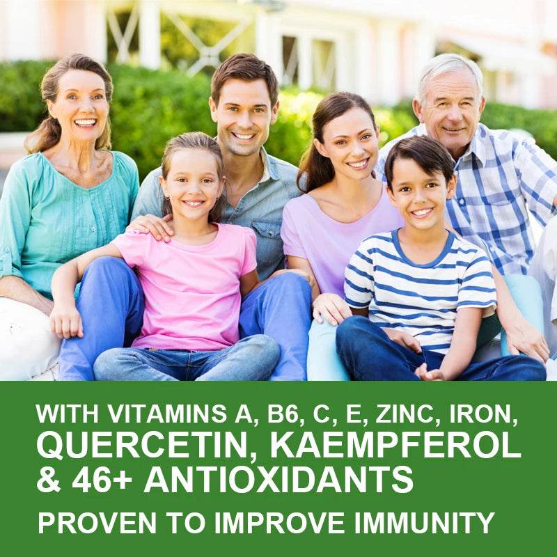 Organic Moringa Leaf Extract 1000mg Serving 100% Pure 120 Caps Immune Support , Strong Antioxidant, Digestive & Gut Health