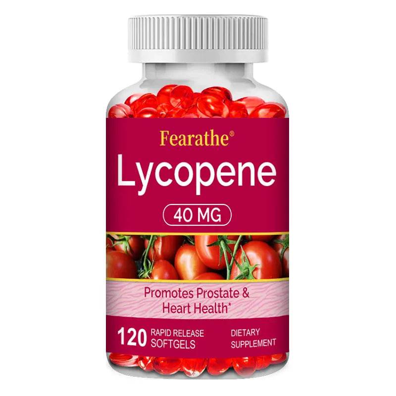 Lycopene 40 Mg Softgels - Promotes Prostate Health, Supports Heart Health, Helps Neutralize Harmful Free Radicals United States 120count