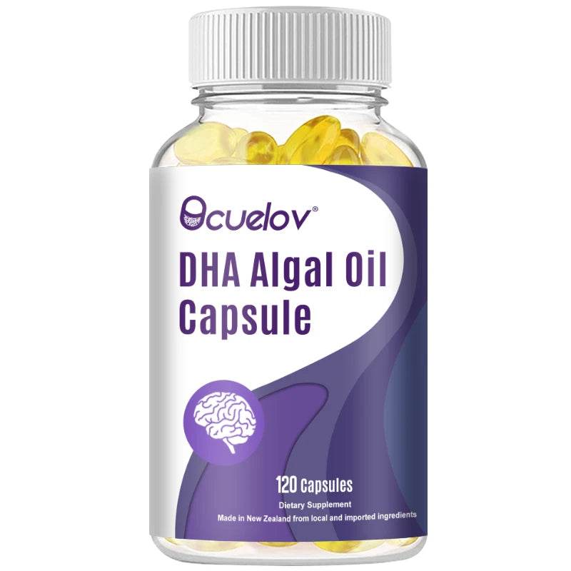 DHA natural algae oil extract, supplement memory and attention, support memory enhancement, protect brain nerves United States 120coumt