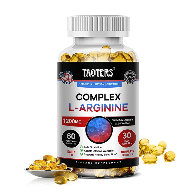 Extra Strength - 1200 mg, Men's Sports Supplement to Help Support Muscle Growth, Blood Flow and Energy 60count United States