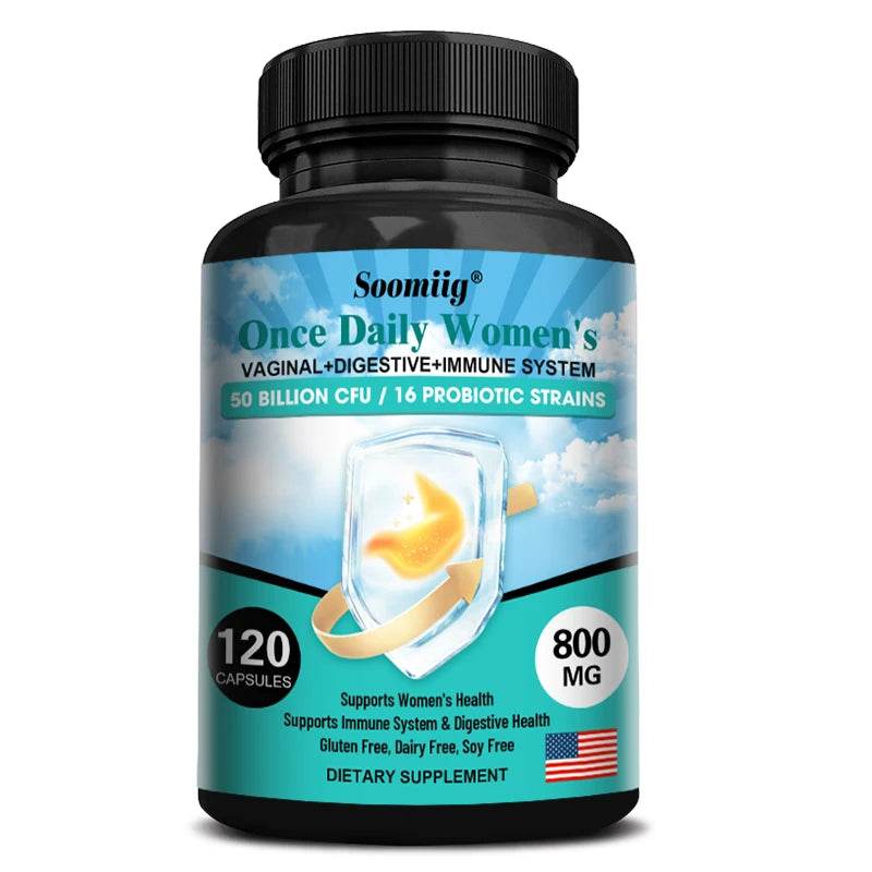 Probiotic Supplements, Including Prebiotics, Support Women’s Gut Flora, Digestive Health, and Longer-lasting Energy 120count United States