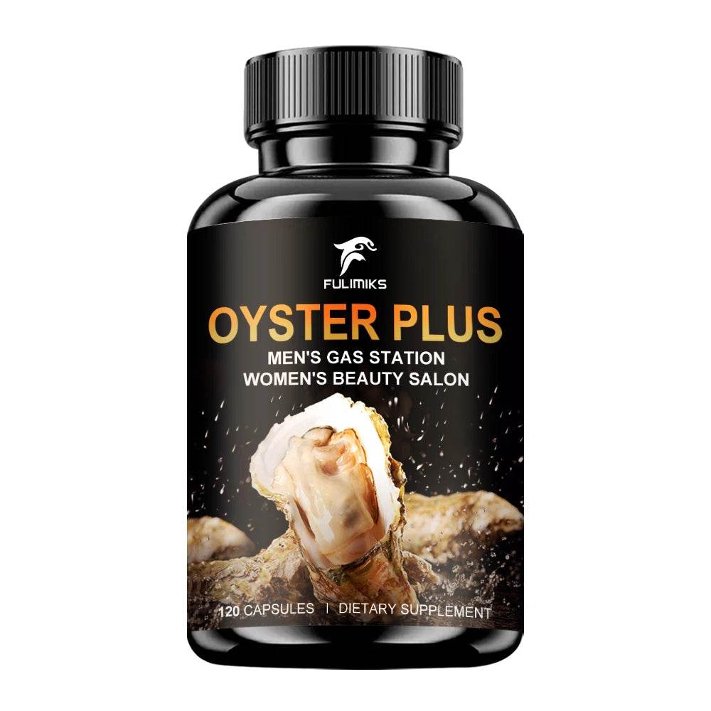 Oyster Plus Supplement, Energy and Vitality Daily Supplement, Powerful Oyster Extract, Provides Drive & Wellness for Men & Women 1 Bottles United States