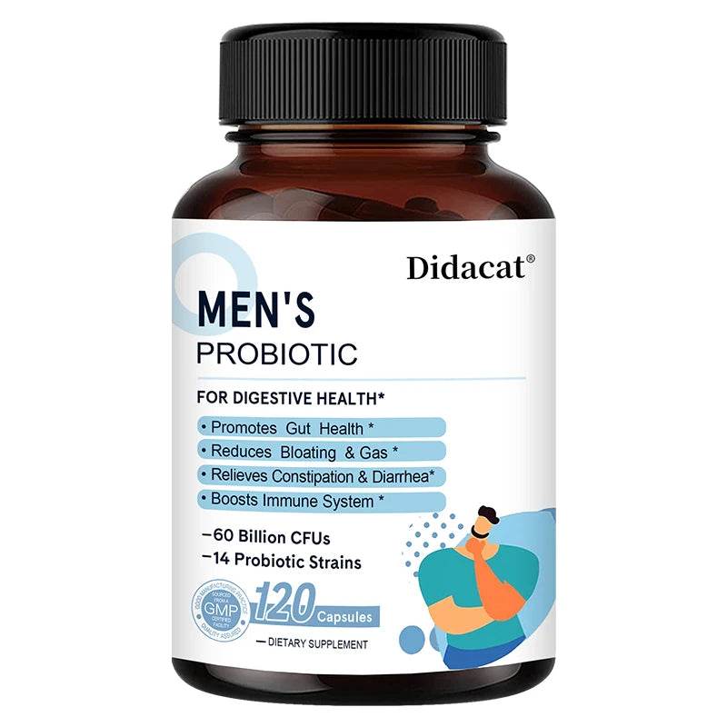 Probiotics, Supports Gut Health, Supports Relief of Constipation and Diarrhea, Supports Immune System, 120 Capsules, Women/Men United States 120coumt