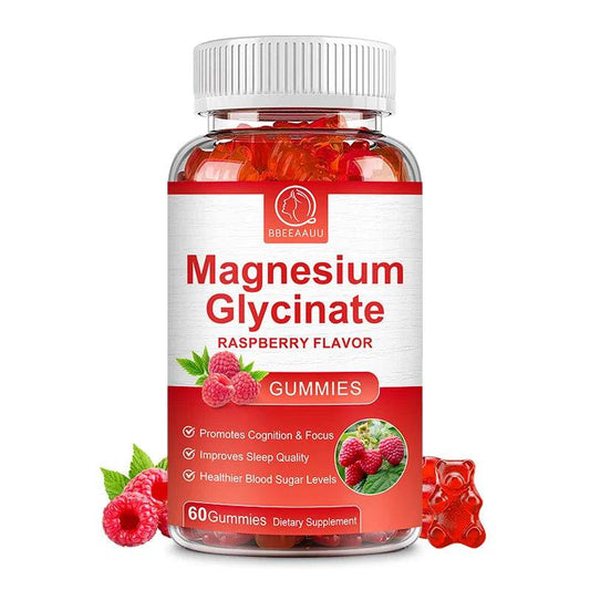 Magnesium Glycinate Gummies - Sugar Free Magnesium Potassium Supplement for Calm Support & Sleep for Adults Package 1 United States