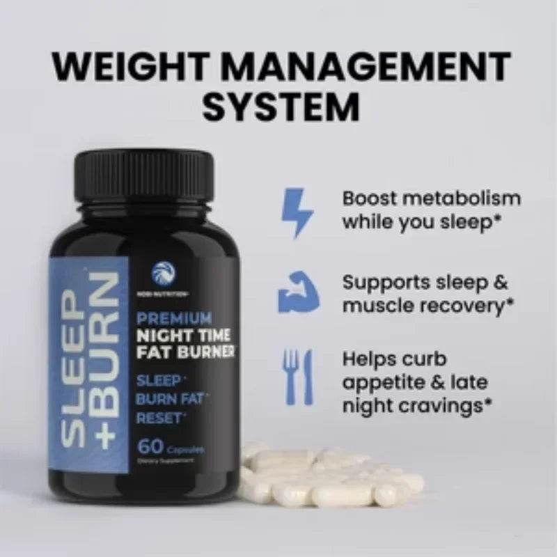 White Kidney Bean, Green Tea Leaf Extract, Nighttime Fat Burner, Boosts Metabolism, Improves Sleep, 120 Capsules