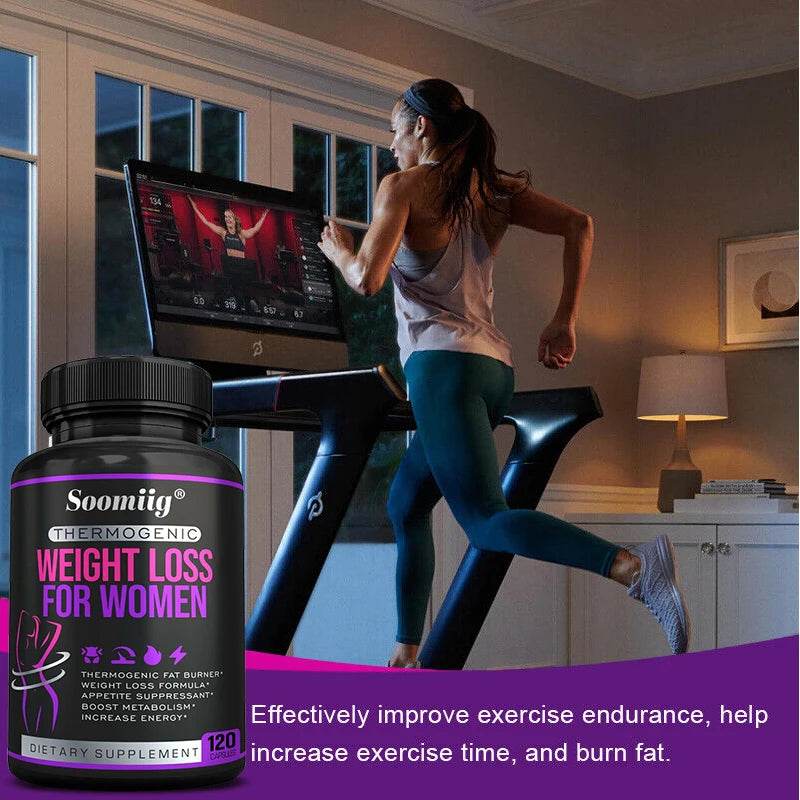Natural Fat Burner Plant-Based Appetite Suppressant Helps Reduce Fat Accumulation and Balance Blood Sugar 120 Supplements