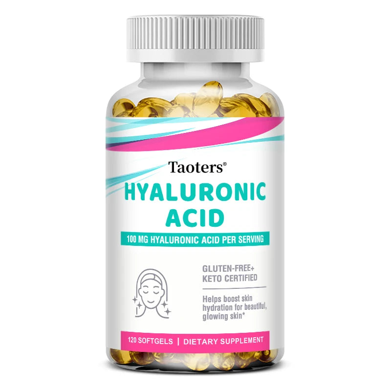 Sodium Hyaluronate Supplements—Antioxidant and Anti-aging, Supports Skin and Bone Health, Promotes Nutrient Absorption 120coumt United States