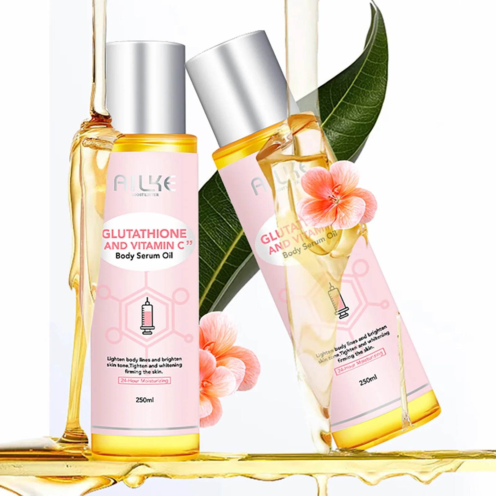 AILKE Vitamin C Moisturizing And Brightening Skin Tone Massage Essential Oil, Smooth, Soft Skin, For All Skin Types 250ml