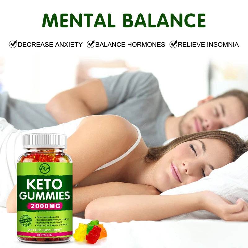 Keto Gummies - ACV Keto Gummies Apple Cider Vinegar Gummies for Women & Men, Keto Apple Cider Vinegar Supplement