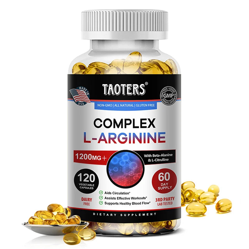 Extra Strength - 1200 mg, Men's Sports Supplement to Help Support Muscle Growth, Blood Flow and Energy 120count United States