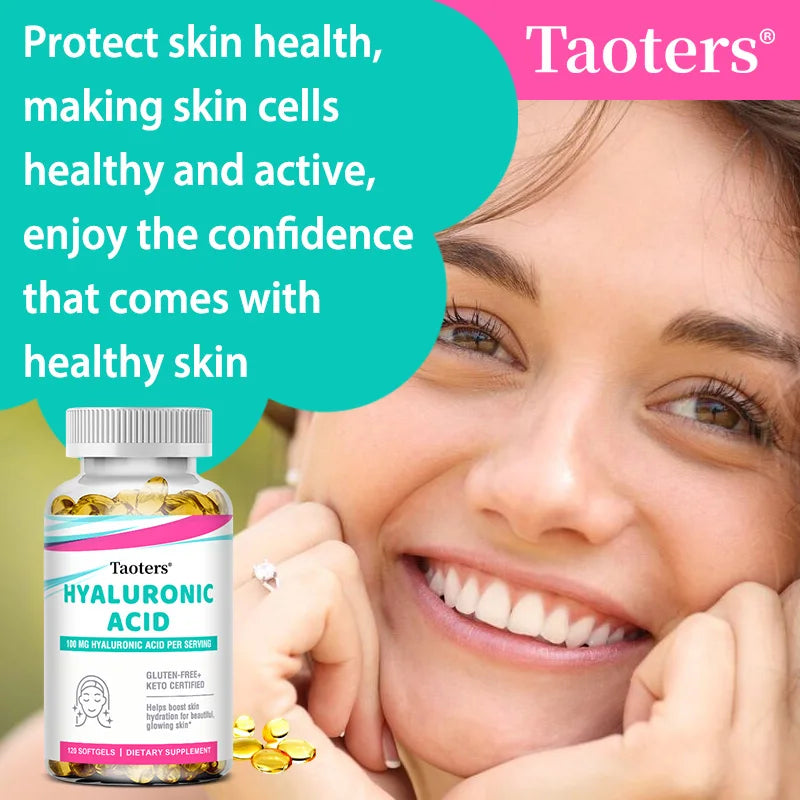 Sodium Hyaluronate Supplements—Antioxidant and Anti-aging, Supports Skin and Bone Health, Promotes Nutrient Absorption