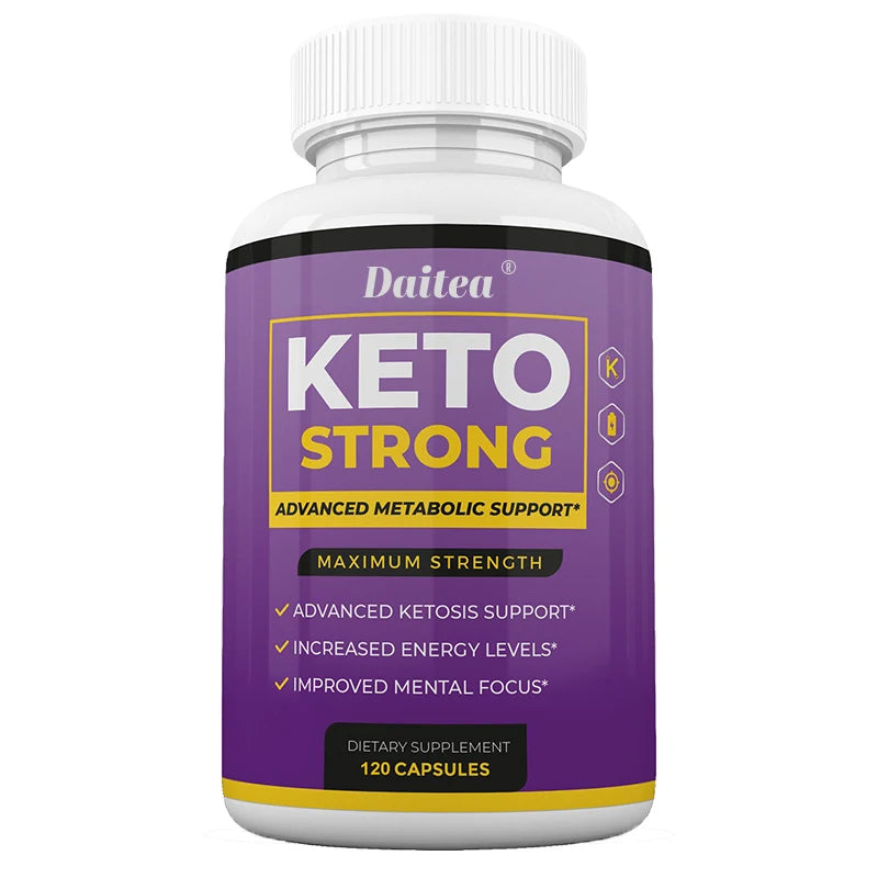 Daitea Keto Advanced Ketogenic Formula - Supports Absorption and Manages Healthy Weight - Energy Supplement, Non-GMO 120coumt United States