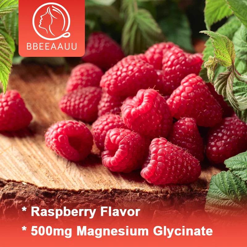 Magnesium Glycinate Gummies - Sugar Free Magnesium Potassium Supplement for Calm Support & Sleep for Adults