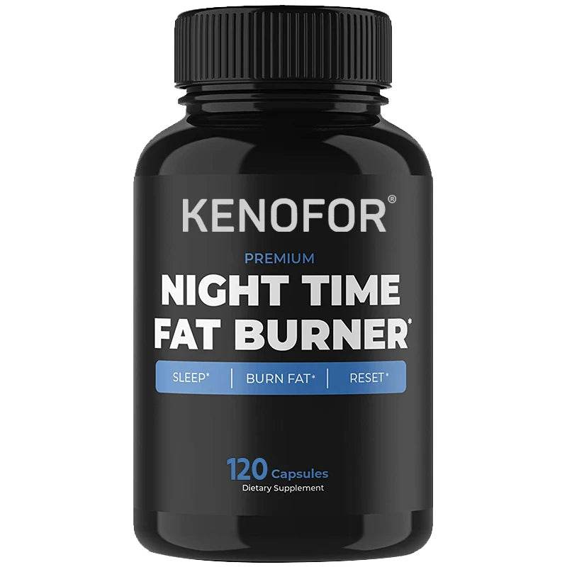 Nighttime Fat Burner - Fat burning booster, helps metabolic cleansing, suppresses and controls appetite during sleep United States 120count