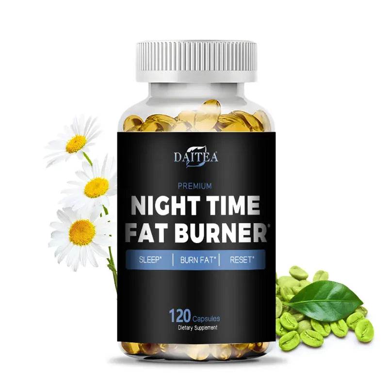 Nighttime Fat Burner Supplement - Supports Cardiovascular and Digestive Health, Benefits Sleep Quality, Weight Management United States 120 count