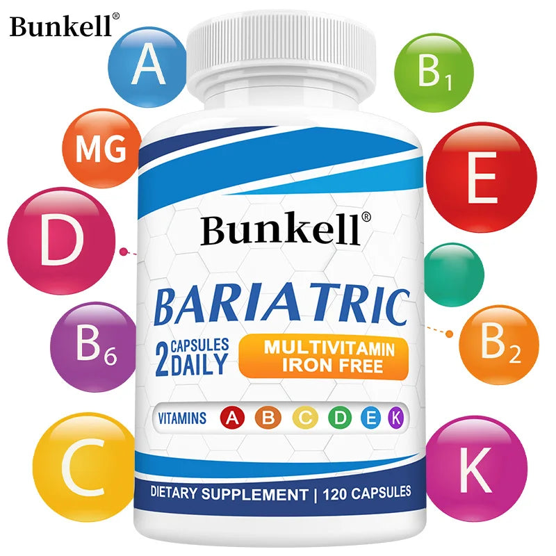 Multivitamin with Iron - Weight Management Supplement, Fat Burning & Metabolism, Vitamin & Mineral Supplement, 120 Capsules