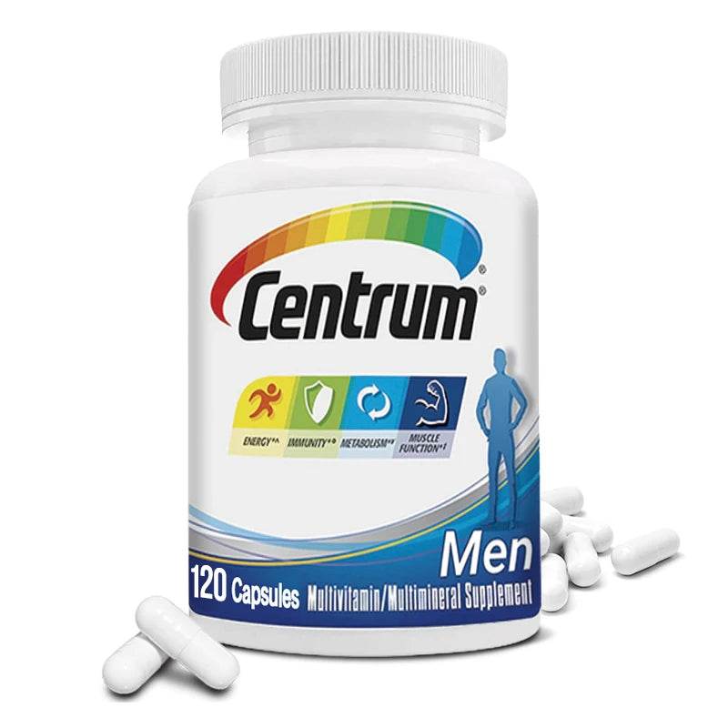 Centrum Multivitamin for Men and Mineral Supplements, Energy Support, Muscle Mass, Immune System, Antioxidants 120count United States