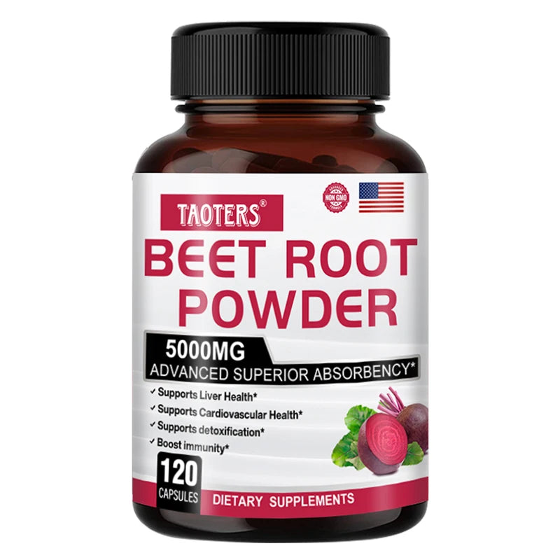 Liver Supplements - Beetroot Milk Thistle Grapeseed Extract Capsules, Cardiovascular Detoxification and Kidney Support 120count United States