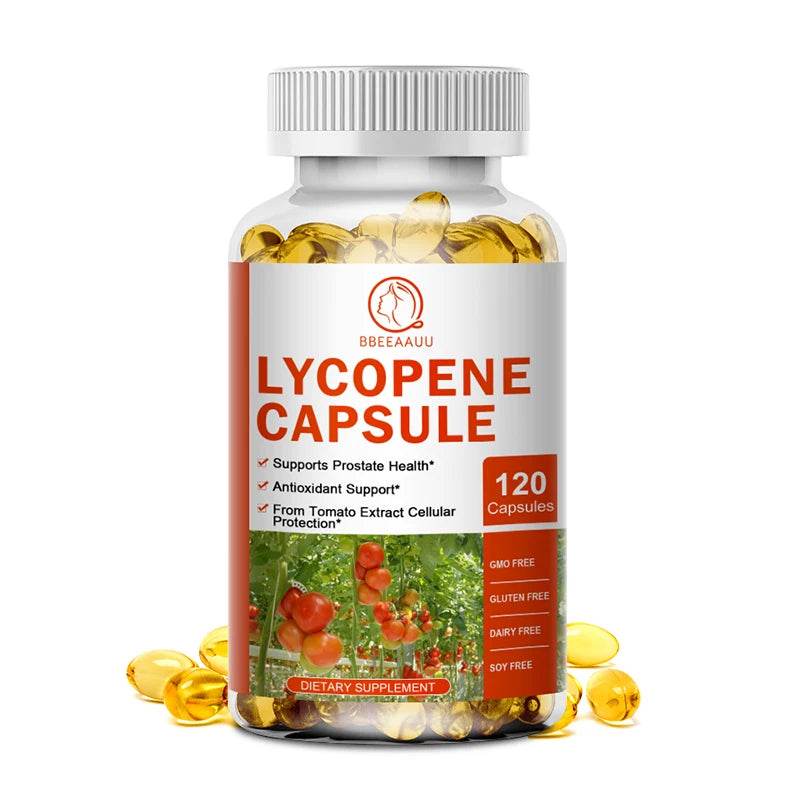BEWORTHS Lycopene Capsules Support Prostate and Bladder Health, Alleviate Urinary Tract Pain, Male Reproductive Health Support 1Bottle United States