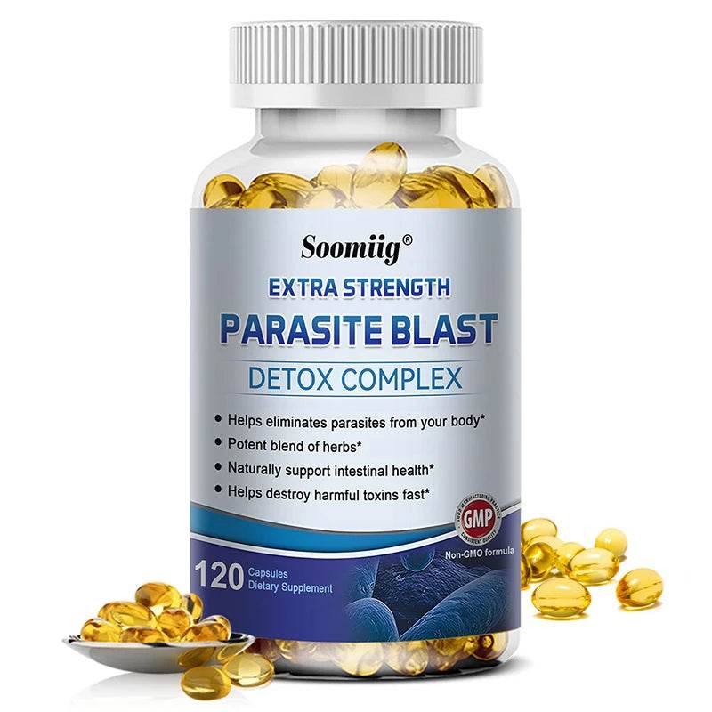 Parasite Detox - Gut Health Supplements - Gut Health - Boosts Immune System - Supports Cleansing and Detoxification United States 120 count