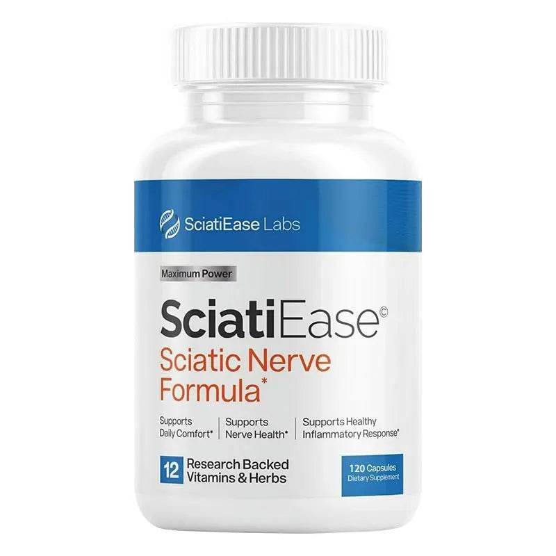Sciatic Nerve Health Support Supplement with PEA, Vitamin B Complex, Alpha Lipoic Acid for Muscles Joints Sleep Nerve Support United States 120 count