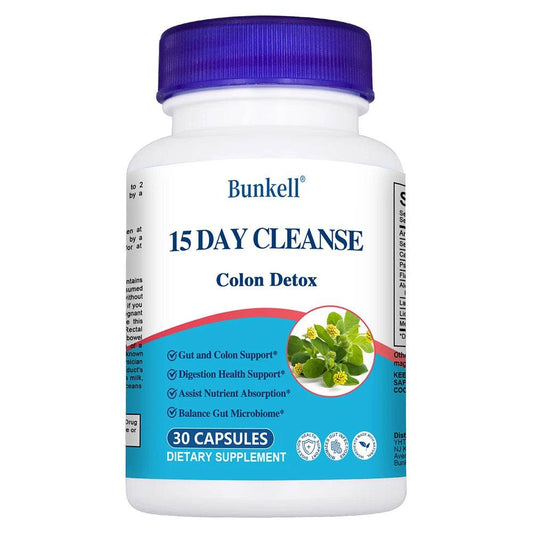 Best Selling Gut Health Supplement Improves Digestive Comfort 15-Day Cleanse Detox Gut and Colon Support Premium Capsules 30count United States