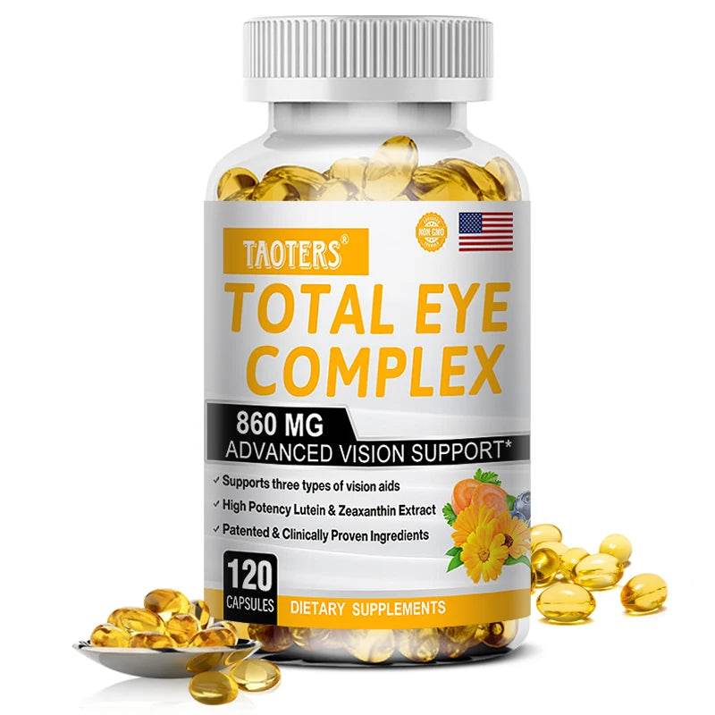 Lutein Eye Care Capsules-helps vision health, myopia, improves eye edema, supports fatigue, and helps sleep health 120count United States