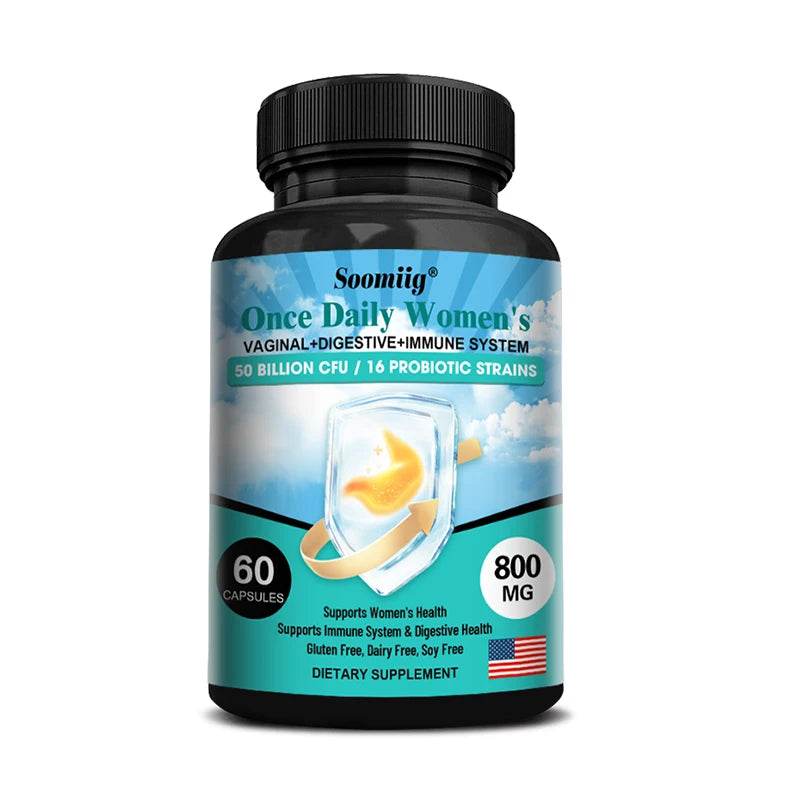 Probiotic Supplements, Including Prebiotics, Support Women’s Gut Flora, Digestive Health, and Longer-lasting Energy 60count United States