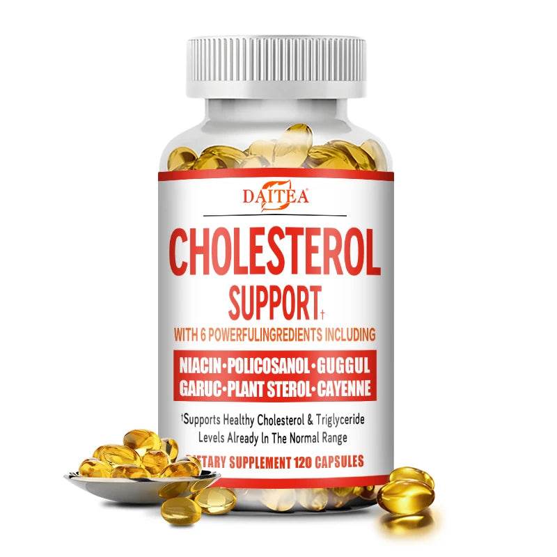 Cholesterol Health, Helps The Heart and Circulatory System, Cardiovascular, Antioxidant, Supports HDL Levels, Metabolism United States 120 count