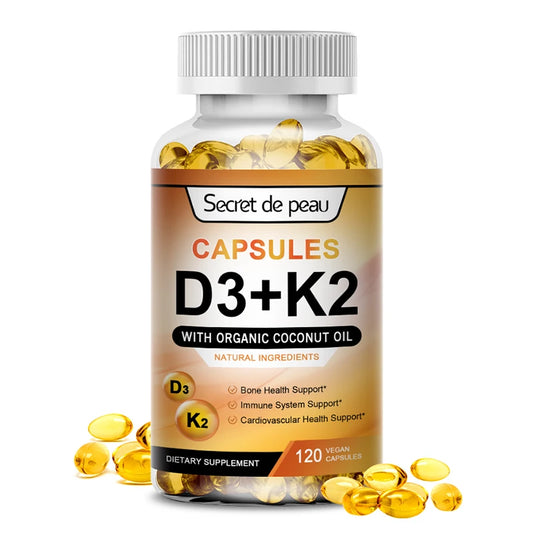 Vitamin K2 (MK7) with D3 Supplement Non-GMO Dietary Supplement for Bone, Teeth, Muscle and Immune Health Support Package 1 United States