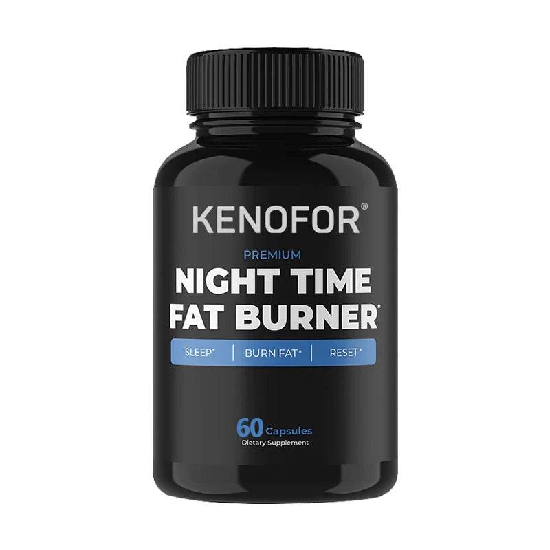 Night Time Fat Burner Supplement To Reduce Belly Fat - Helps Metabolic Cleansing, Sleep Aid Appetite Suppressant & Fat Burner United States 60count