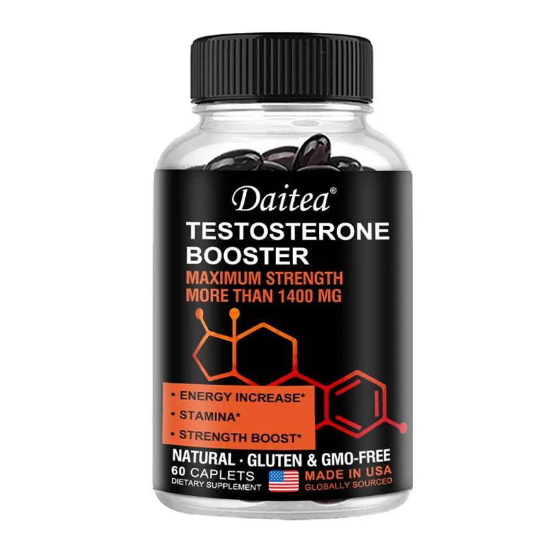 Daitea Men's Energy Supplement, Maximum Strength 1400 Mg, Increases Energy, Stamina and Power United States 60count
