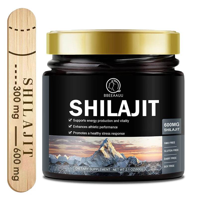 BBEEAAUU Himalaya Shilajit Original High in Trace Minerals & Fulvic Acid for Energy,Muscle Strength&Immunity,Endurance for Adult 60g United States