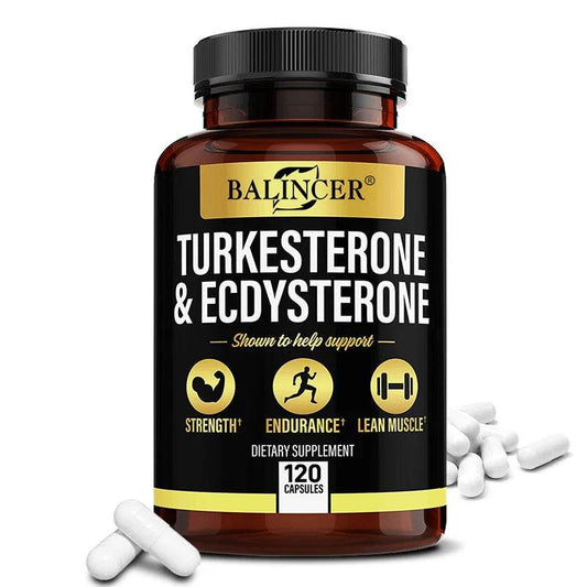 Turkish Licorice Extract, Sterones & Ecdysterone - Energy Supplement, Supports Muscle Growth, Energy, Endurance, 120 Capsules United States 120coumt