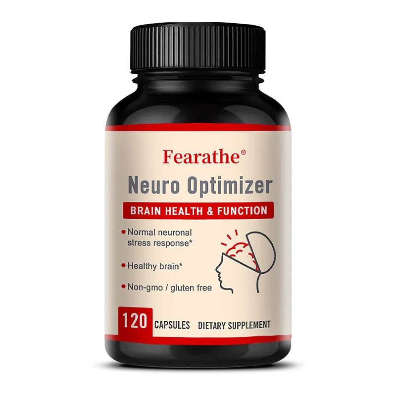 Neuro Optimizer - Supports Neurons & Normal Stress Response, Promotes Brain Health & Function, Antioxidant Support United States 120 count